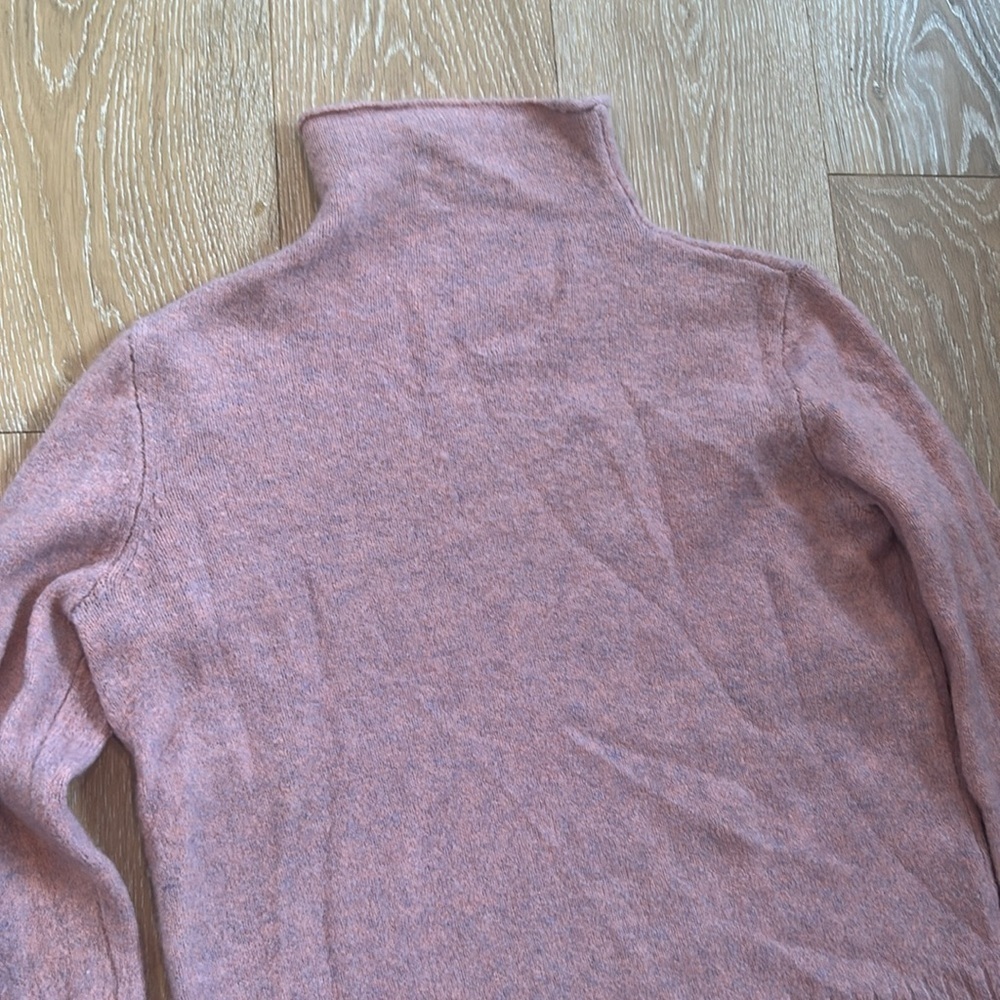 Madewell Inland Blush Pink Mock Neck Sweater - Picture 8 of 8
